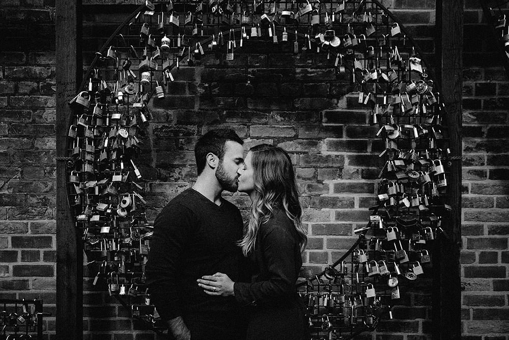 Toronto Engagement Photography Distillery District