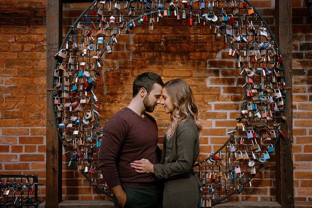 Toronto Engagement Photography Distillery District
