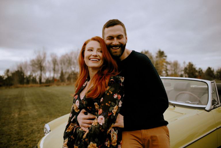 Fairbanks Ontario engagement Photography . T+J