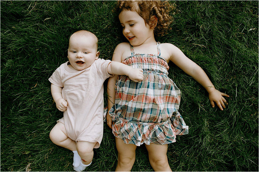 Sudbury family photography with a cute family at sunset