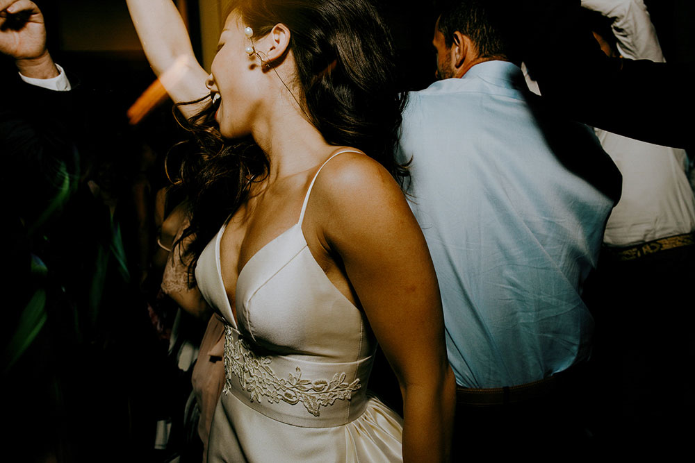 Best Wedding reception Photography of bride dancing on the dance floor