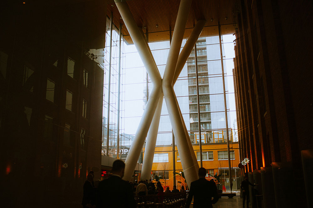 Ricarda's Atrium Toronto Wedding ceremony photography