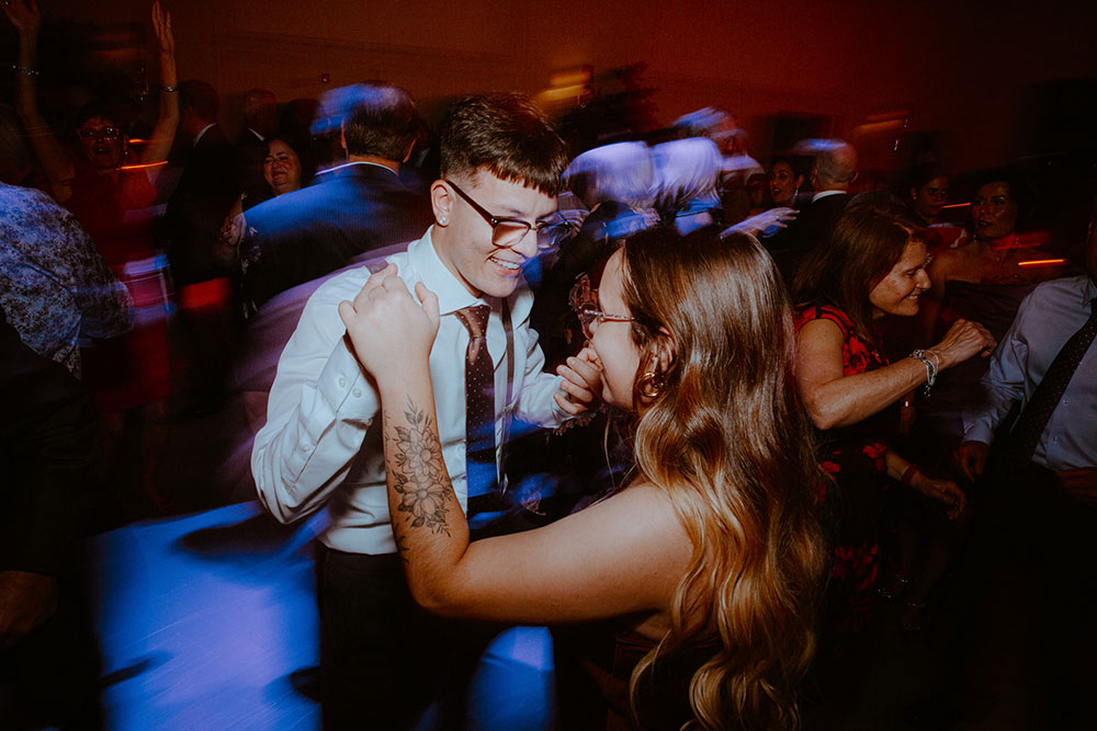 young couple dance at this Arlington Estate wedding