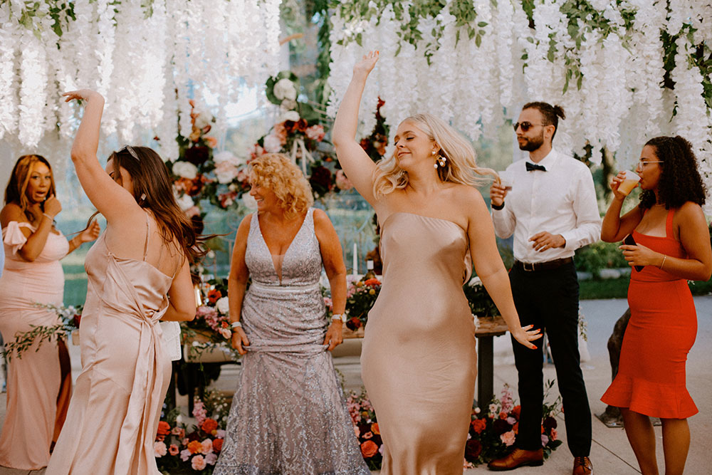 guests dance the night away at this Catana Estate wedding