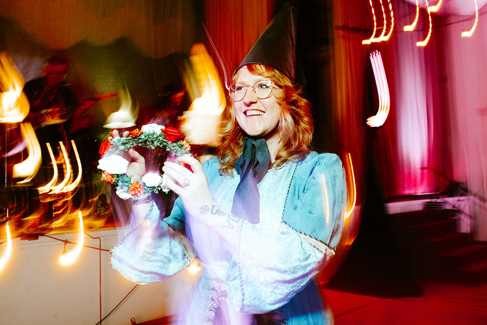 performer at Rock Opera at a Toronto Jewish Wedding
