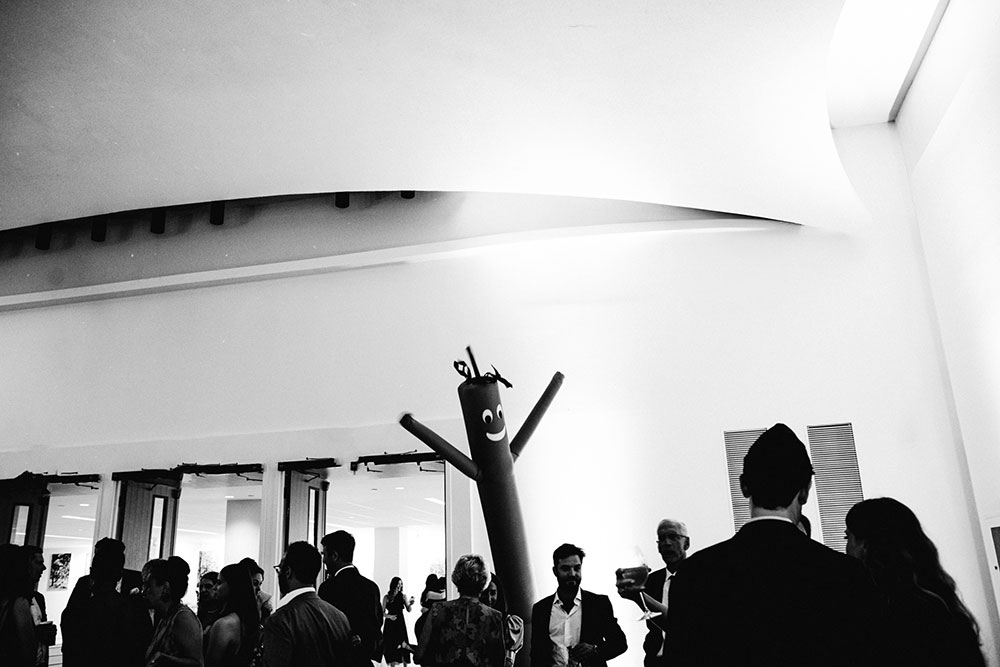 Inflatable dancer at Toronto Jewish Wedding
