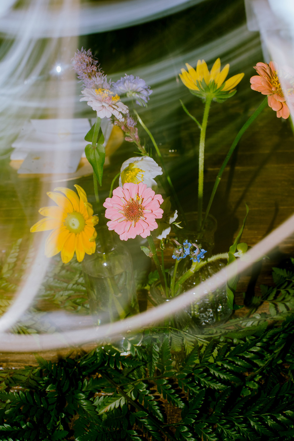 colourful florals at this Northridge Inn Wedding