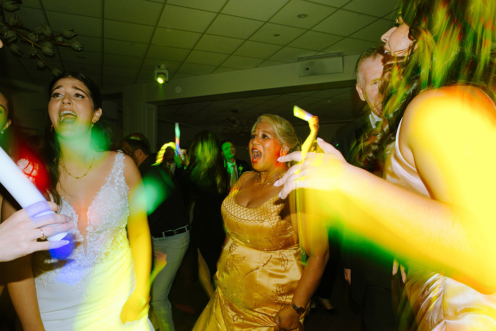 fun on teh dance floor at The Doctor's House Wedding